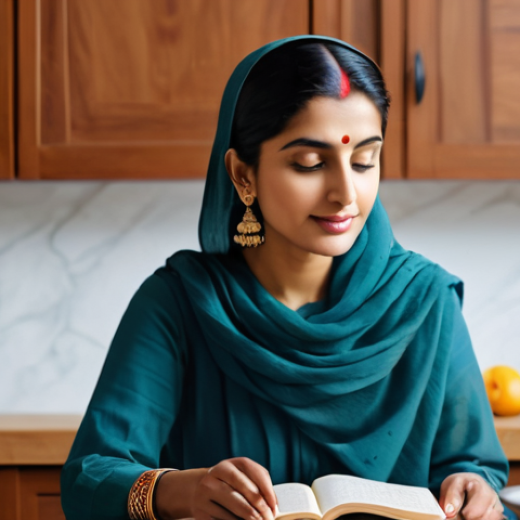 책 읽는 유튜브 채널 추천 - **Prompt 1: Multitasking with Urdu Audiobooks**
    "A cozy, sunlit domestic scene featuring a young...