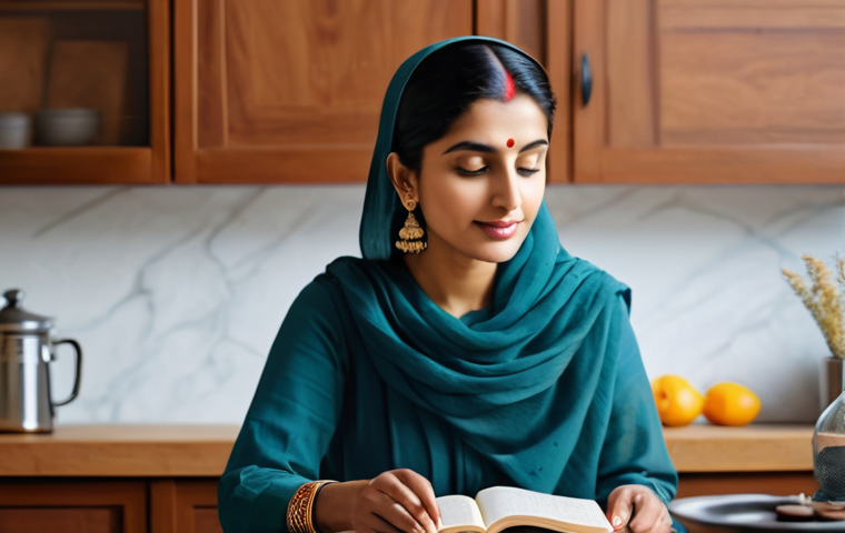 책 읽는 유튜브 채널 추천 - **Prompt 1: Multitasking with Urdu Audiobooks**
"A cozy, sunlit domestic scene featuring a young...